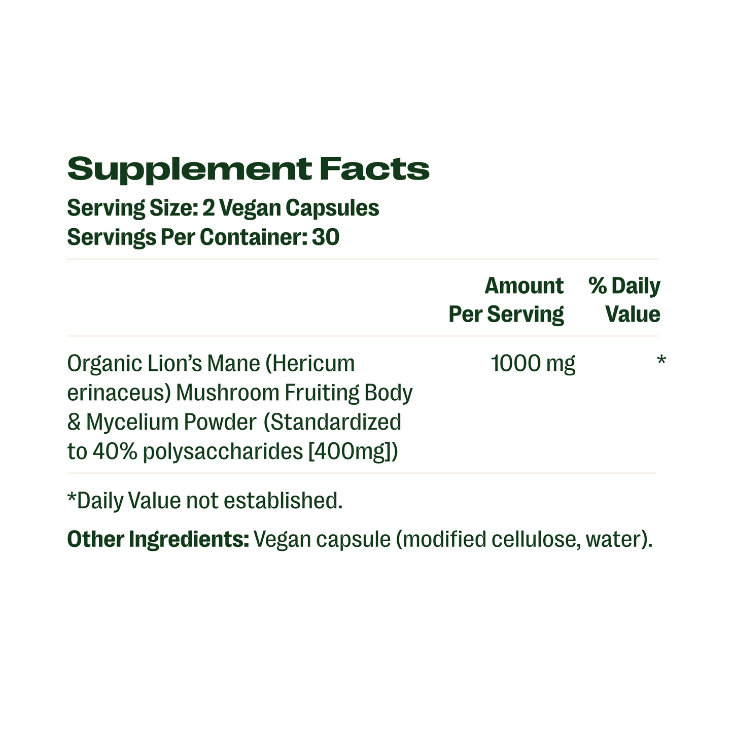 Lion's Mane Mushroom